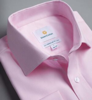 Regular Fit Pink Non Iron Shirt