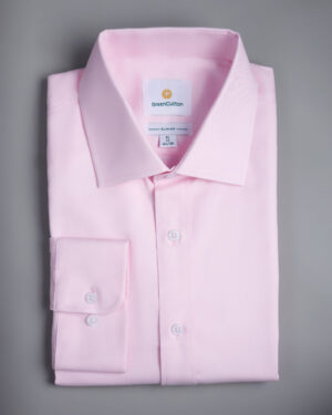 Slim Fit Pink Non Iron Shirt